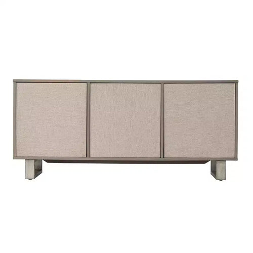 Abston 3-Door Media Console - Grey - SEI