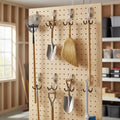 Rubbermaid Universal Metallic FastTrack Hanging Garage Hook Organizers (6 Pack)