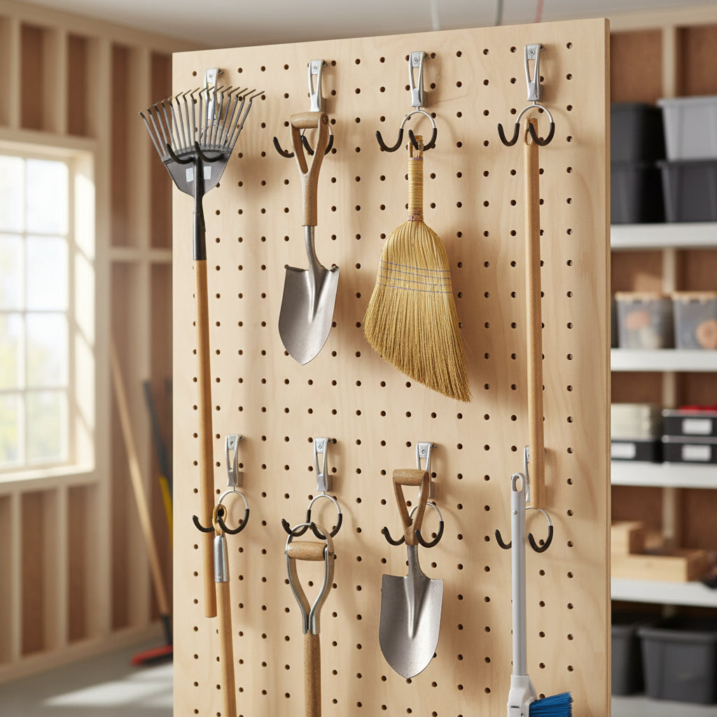 Rubbermaid Universal Metallic FastTrack Hanging Garage Hook Organizers (6 Pack)